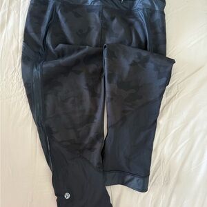 lululemon athletica Black Camo Leggings